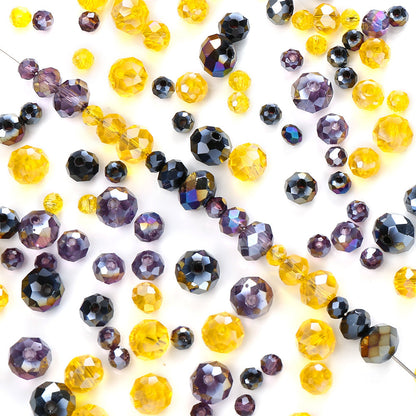 Mixed Christmas and Halloween Glass Bead Set