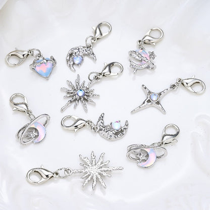 Moon Star Heart Alloy Charms