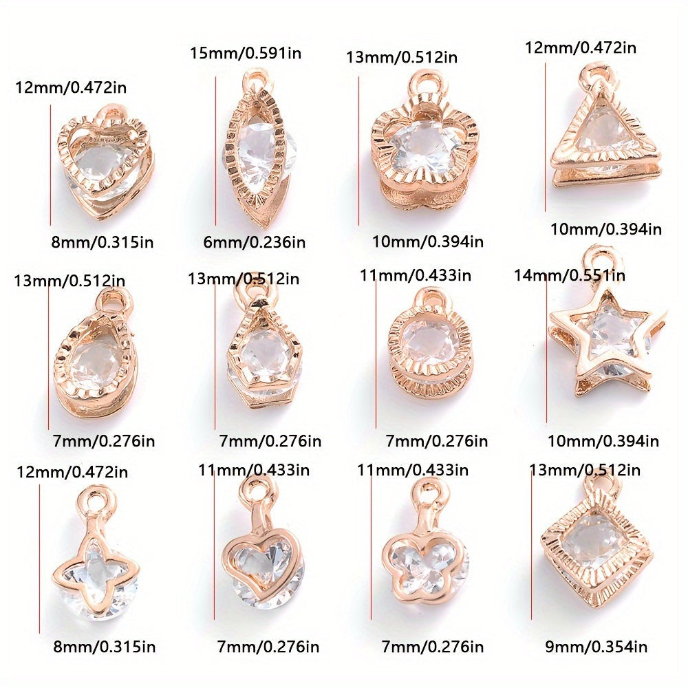 Cubic Alloy Crystal Pendants