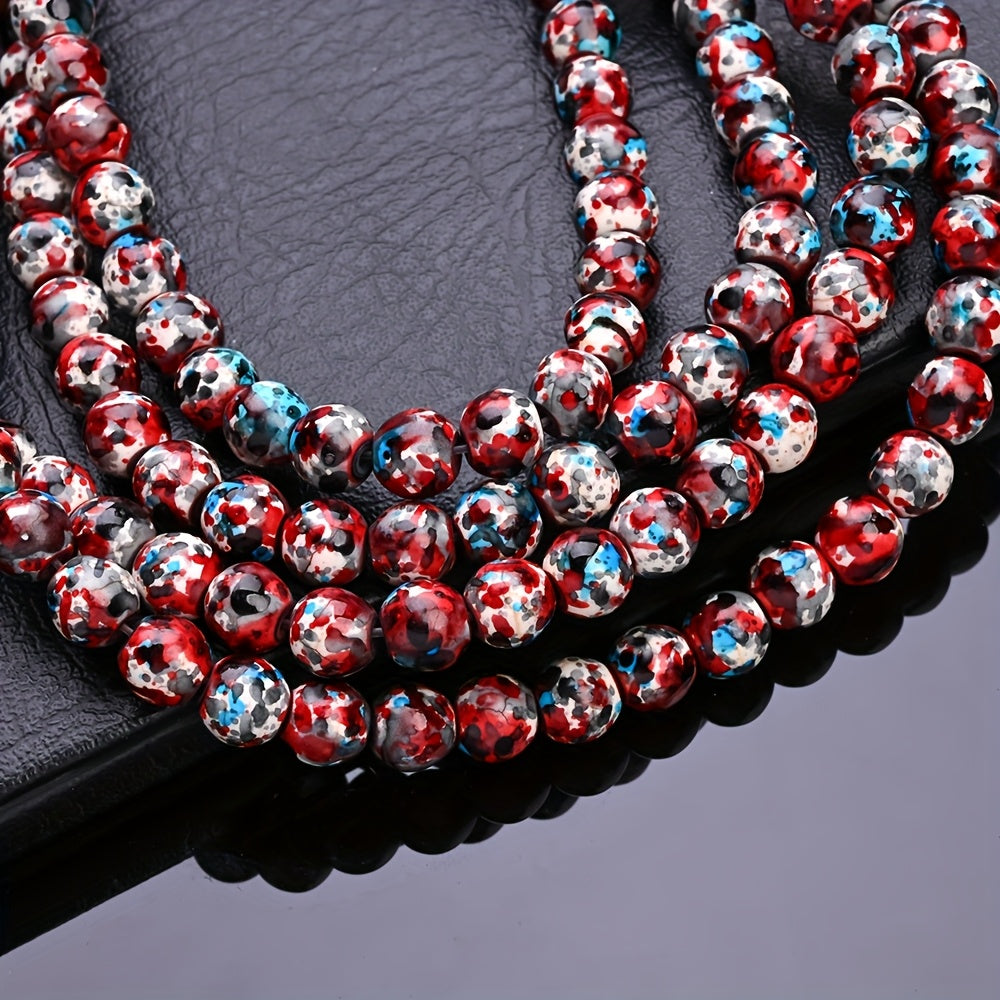 1PC 8mm Natural Stone Round Bead Set