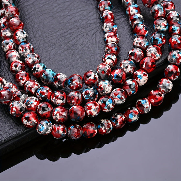 1PC 8mm Natural Stone Round Bead Set