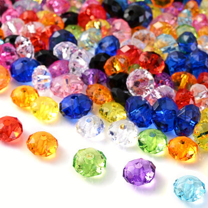 Acrylic Flat Spacer Beads