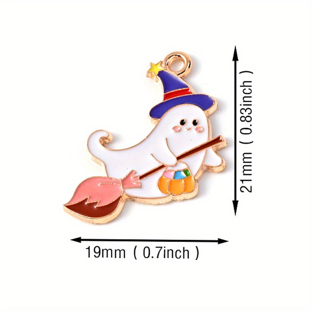 Halloween Alloy Enamel Pendants