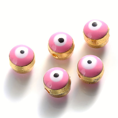 Devil's Eye Alloy Spacer Beads