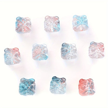 Multi Color Lion Head Acrylic Beads
