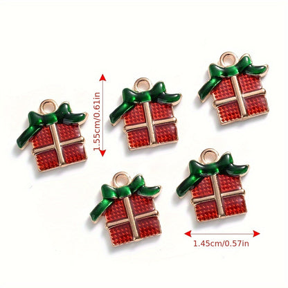 Mixed Metal Christmas Pendants
