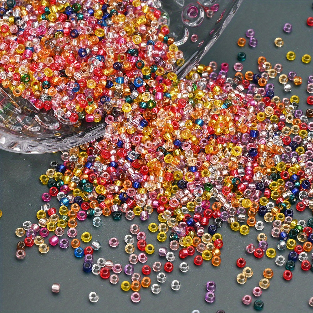 Silver Filled Glass Seed Beads