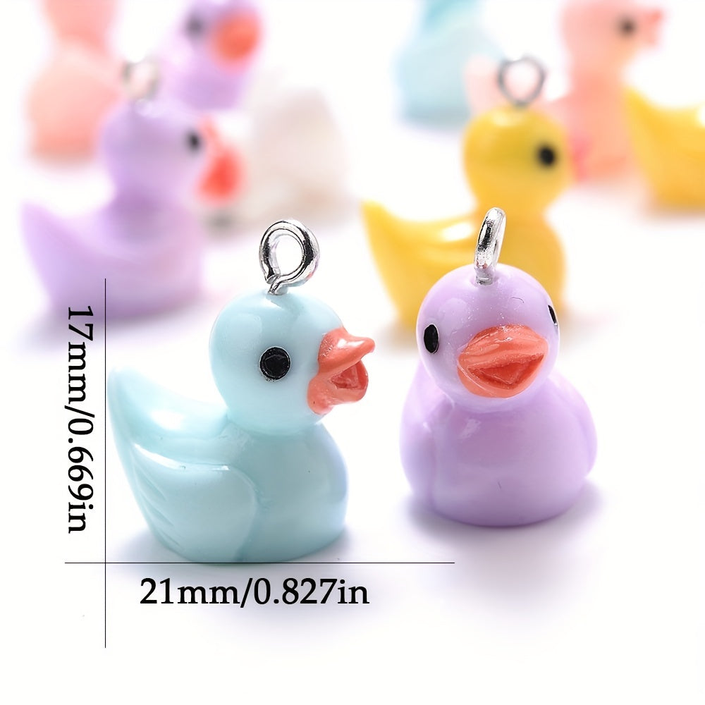 Cute Duck Resin Charms