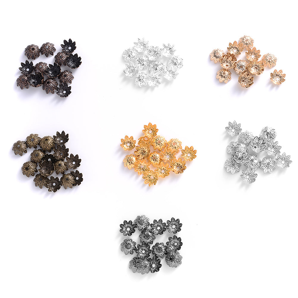 Lotus Metal Bead Caps