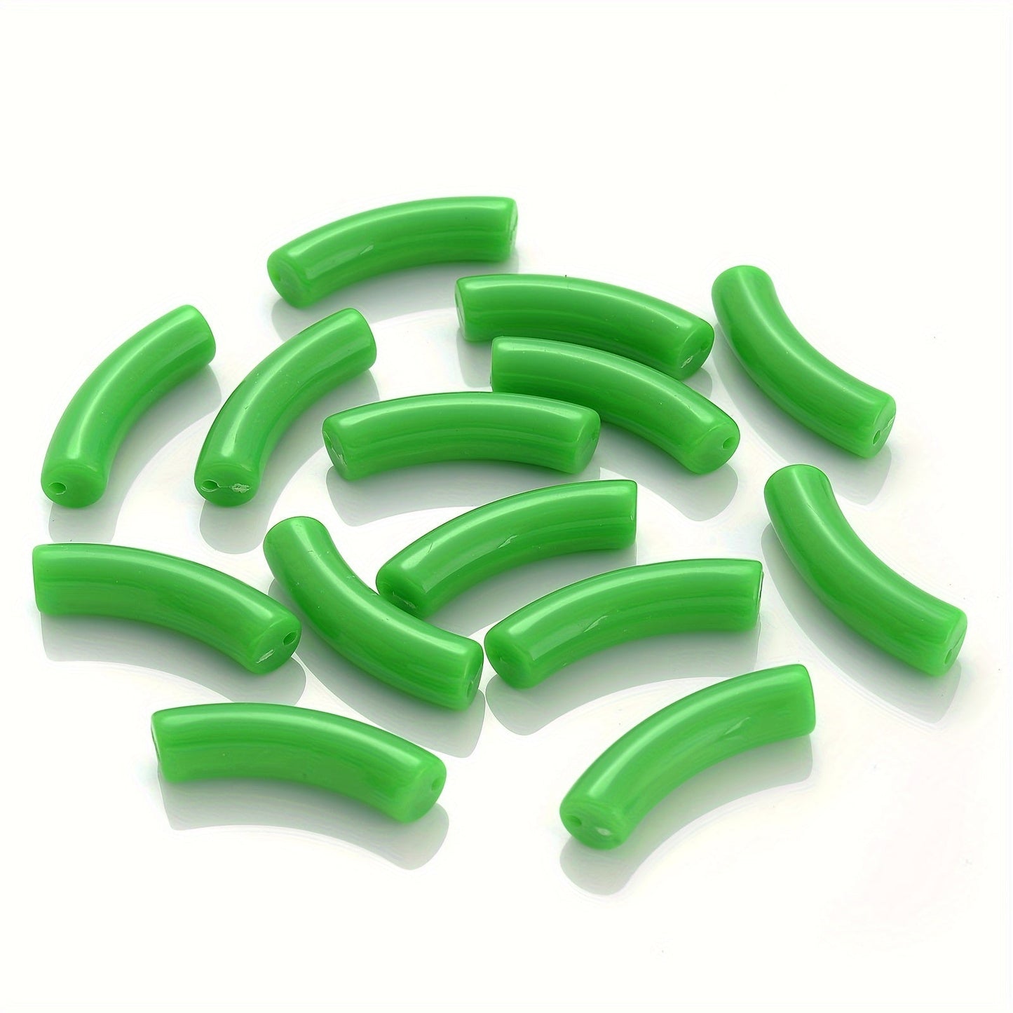 Gradient Curved Acrylic Beads
