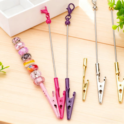Beaded Card Holder Clips