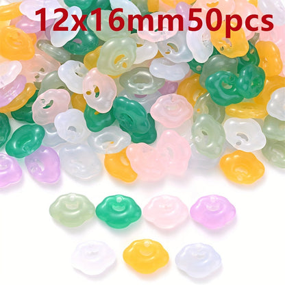 Irregular Glowing Acrylic Beads