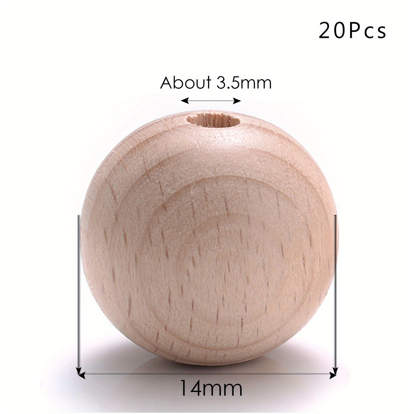 Round Wooden Beads