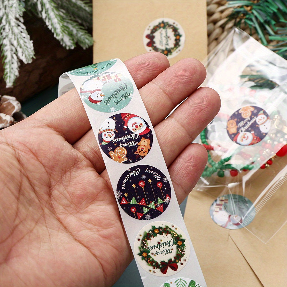 Christmas Theme Self-Adhesive Stickers