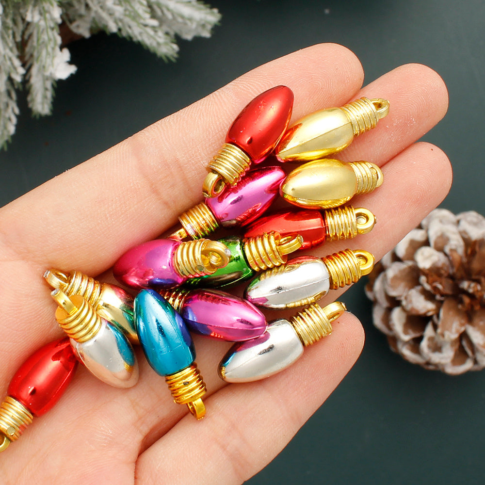 Mini Christmas Bulb Pendant Ornaments