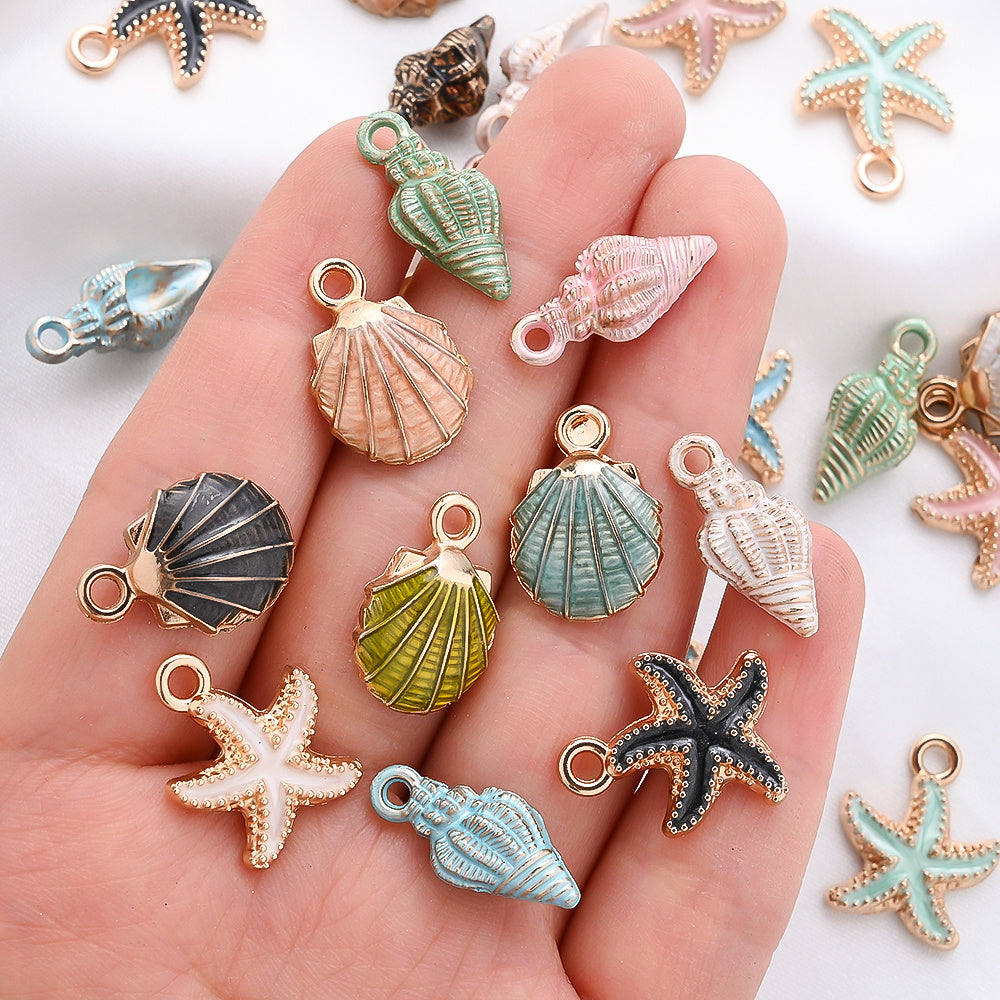 Ocean Enamel Pendants