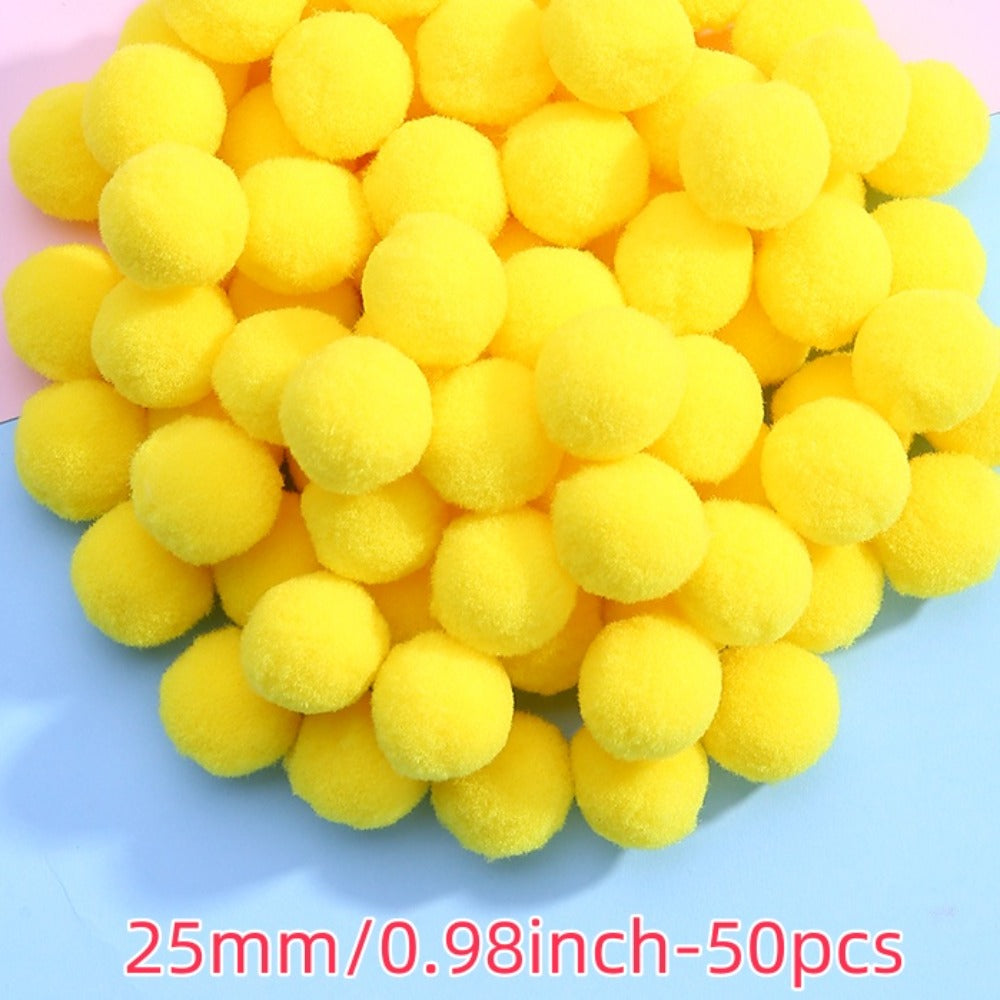 Rainbow Pom Pom Balls