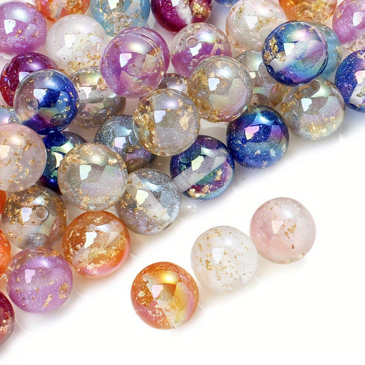 Colored Round Acrylic Beads
