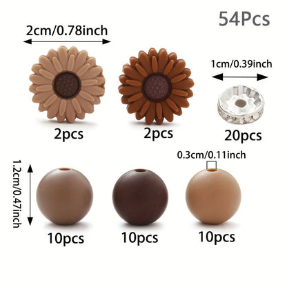 Daisy Series Silicone Beads