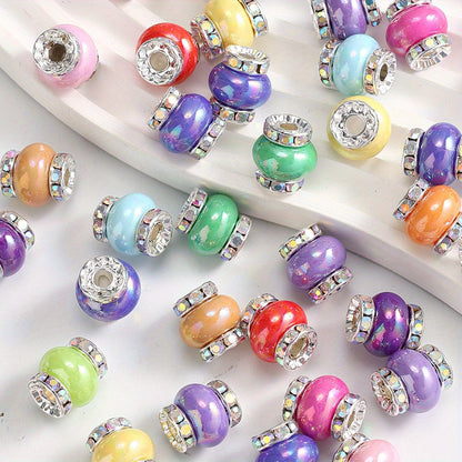 Shiny Lantern Shape Acrylic Beads