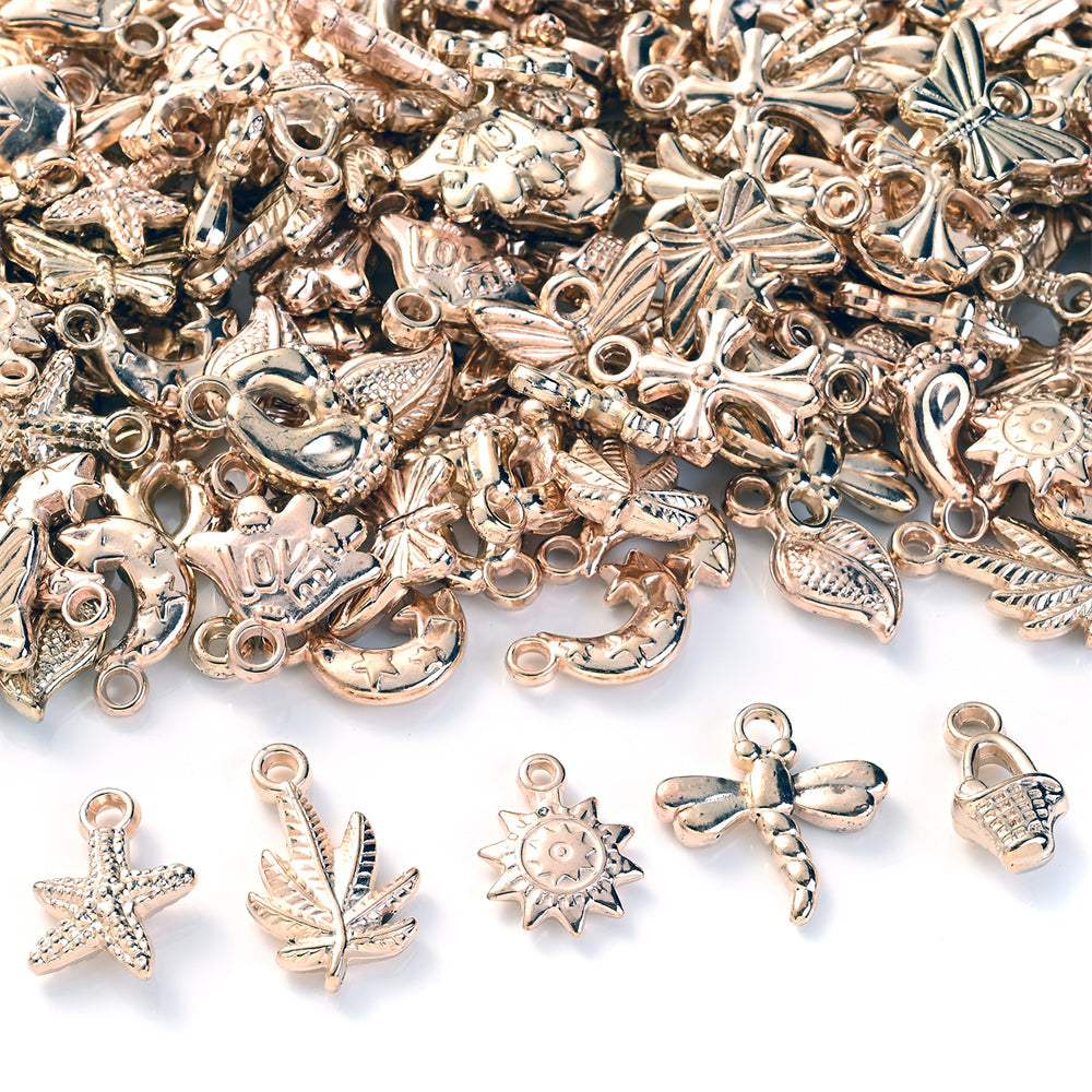 20-Piece 10-24 mm CCB Irregular Pattern Pendants