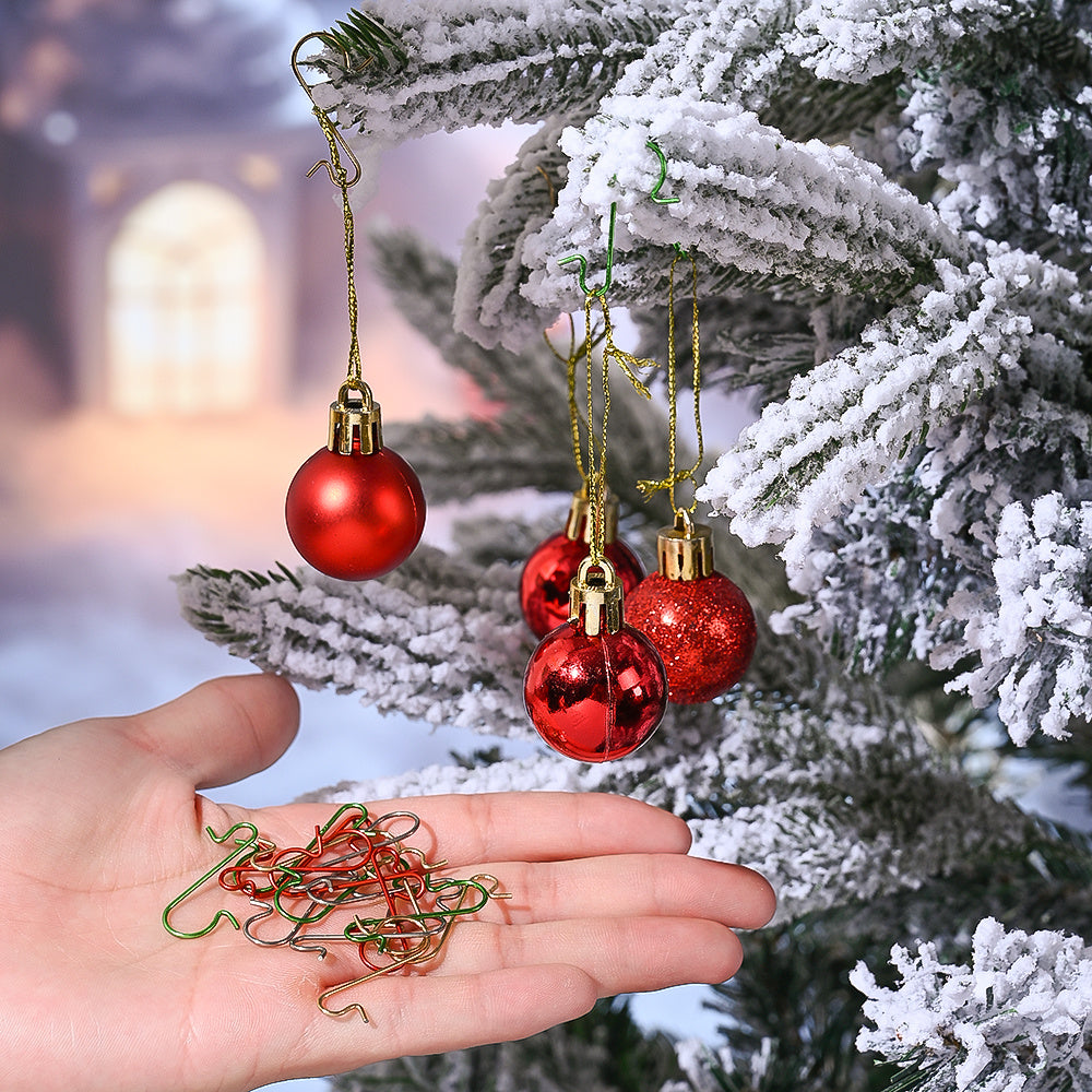 20PCS 30mm Christmas Ornament Hanging Hooks