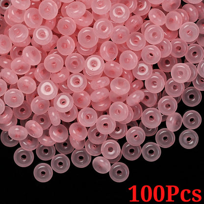 Flat Round Glass Beads
