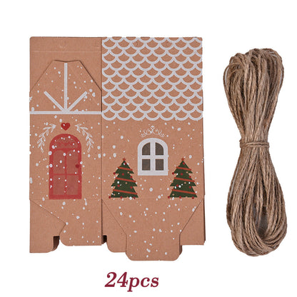 Christmas House Shaped Gift Boxes