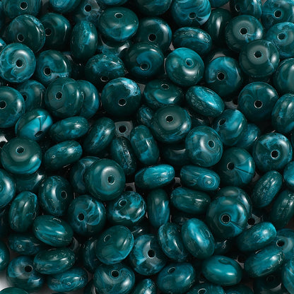 100-Piece 5x10 mm Acrylic Flat Spacer Beads