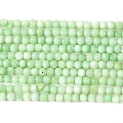 1 Strand 4mm Round Stone Spacer Beads