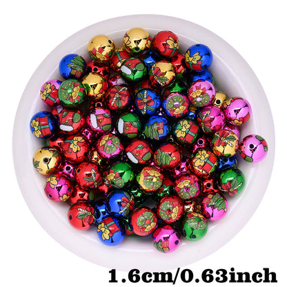 Acrylic Christmas Gift Box & Bell Beads