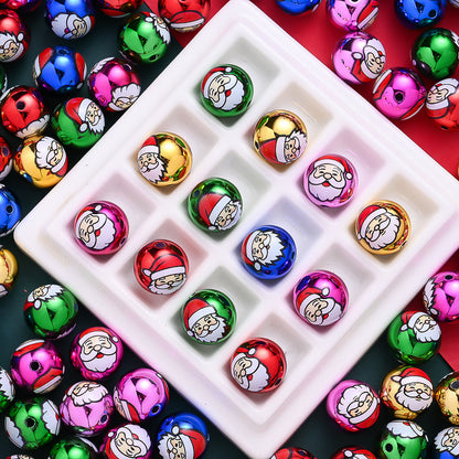 Santa Acrylic Beads