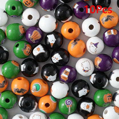 Halloween Wooden Beads