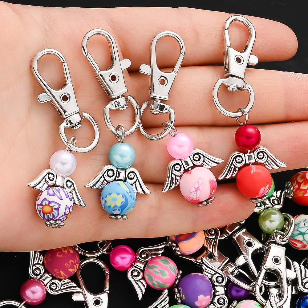 24PCS Random Mix Angel Mini Keychain Set