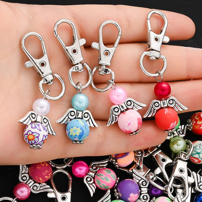 24PCS Random Mix Angel Mini Keychain Set