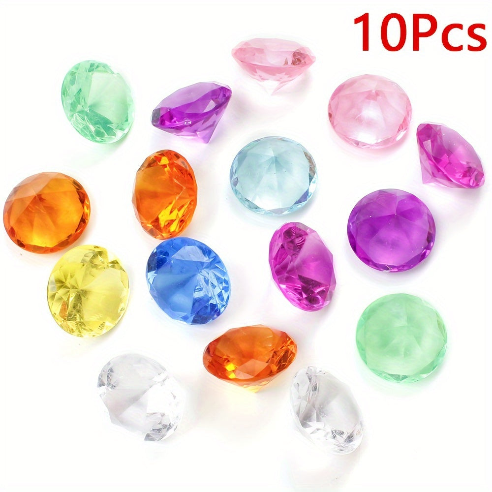 Shiny Acrylic Diamond Beads