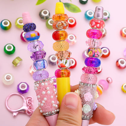 Resin Big Hole Beads Set