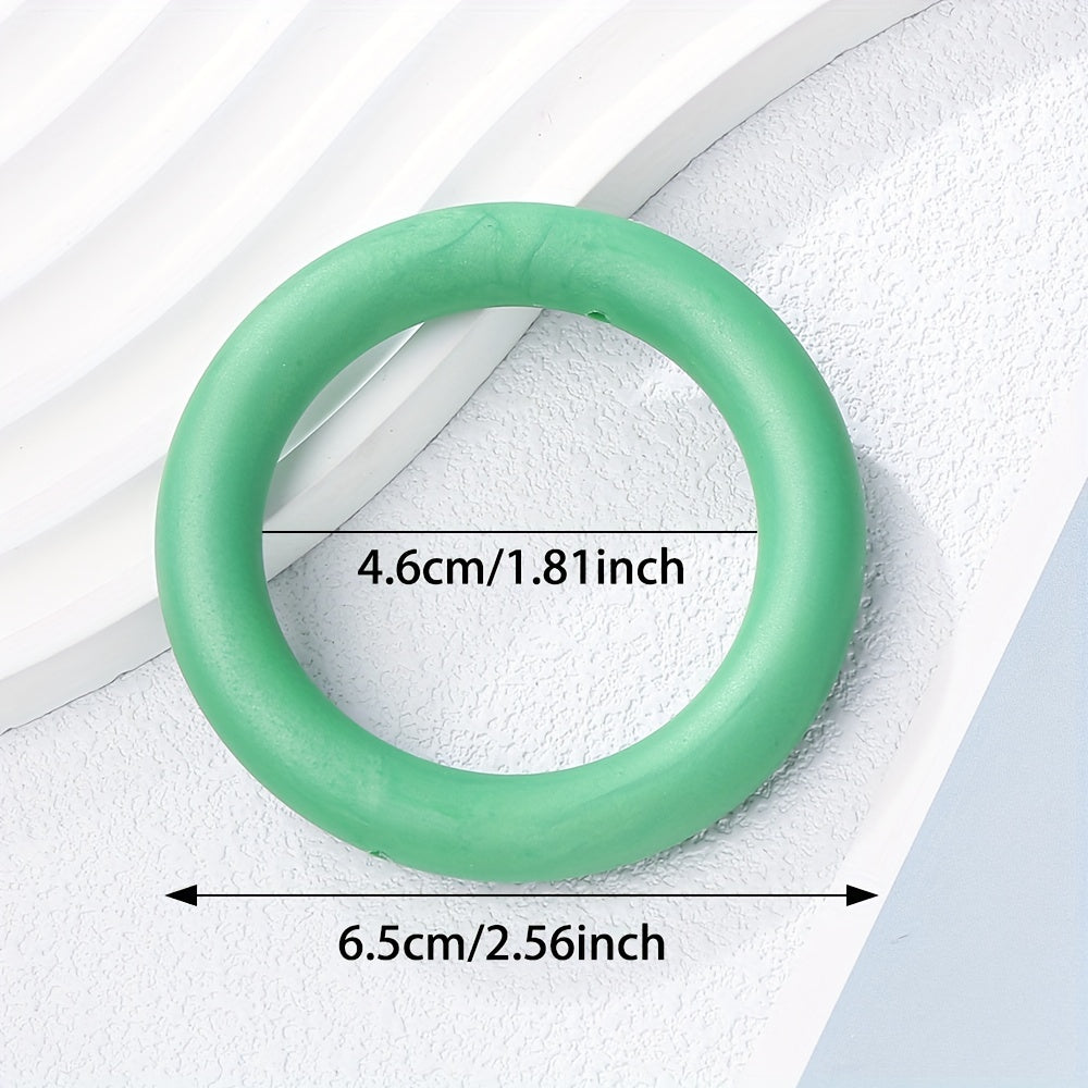 Round Silicone Pendant Rings
