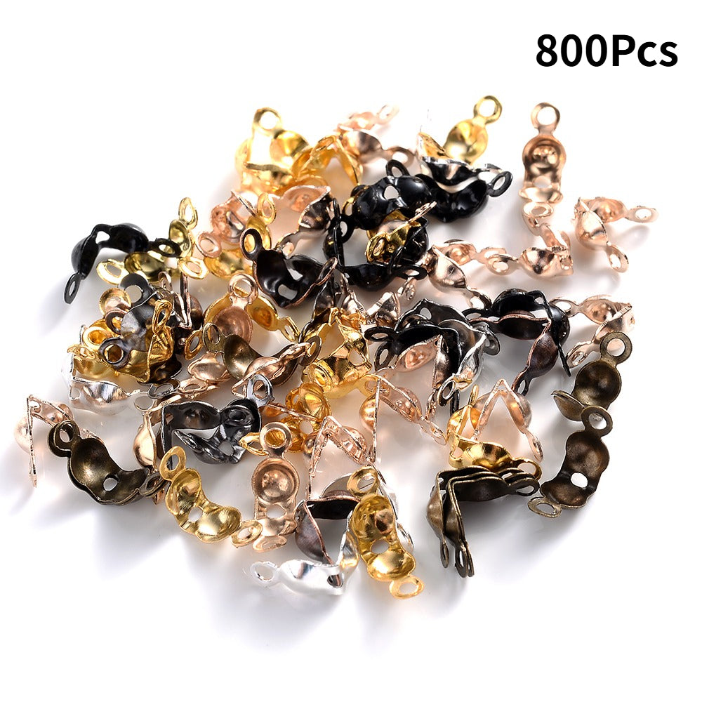 800-Piece Crimp Bead Calotte Knot Covers