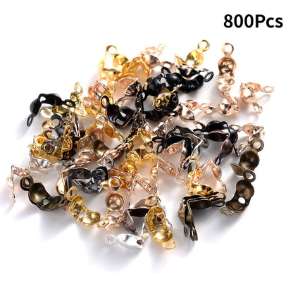 800-Piece Crimp Bead Calotte Knot Covers