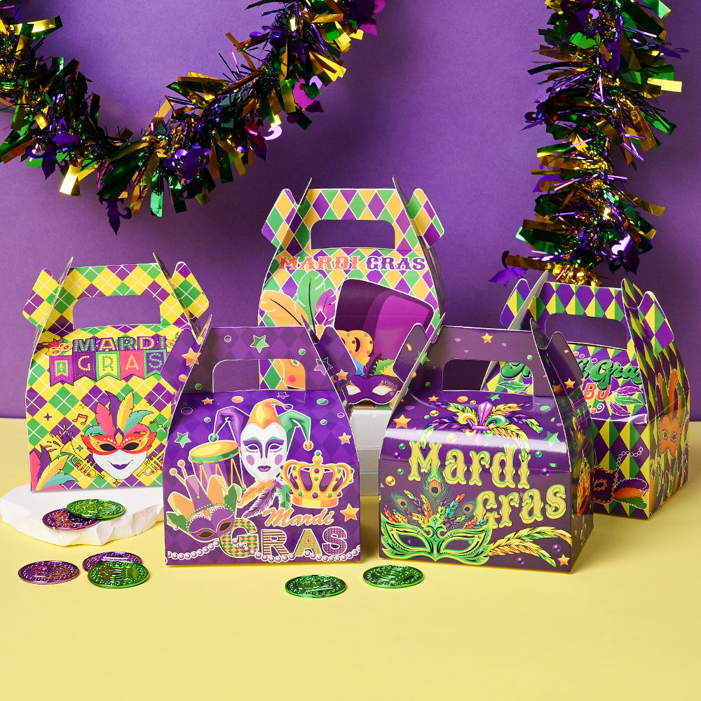 Mardi Gras Carnival Gift Boxes