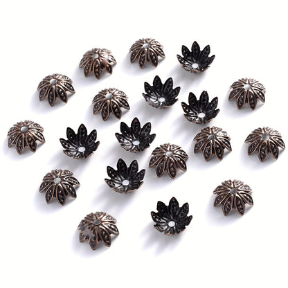Lotus Metal Bead Caps