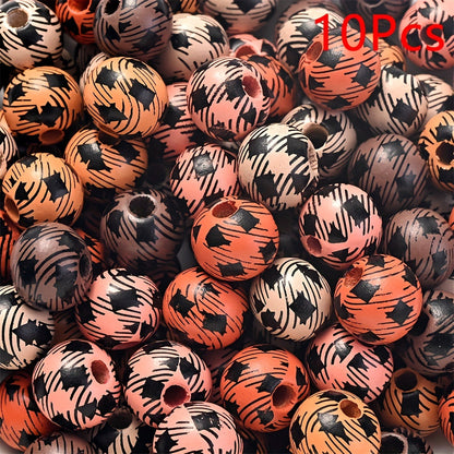 10PCS 16mm Sky Blue Round Bead Set