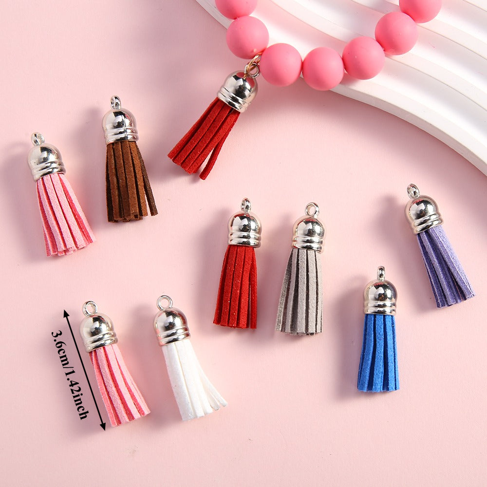 Colorful Polyester Tassel Pendants