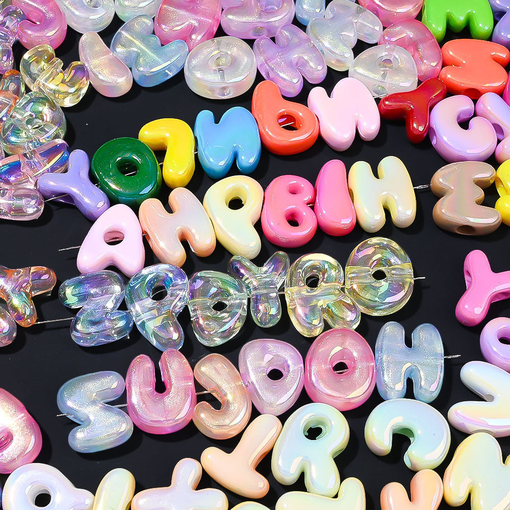 Acrylic Alphabet Letter Beads