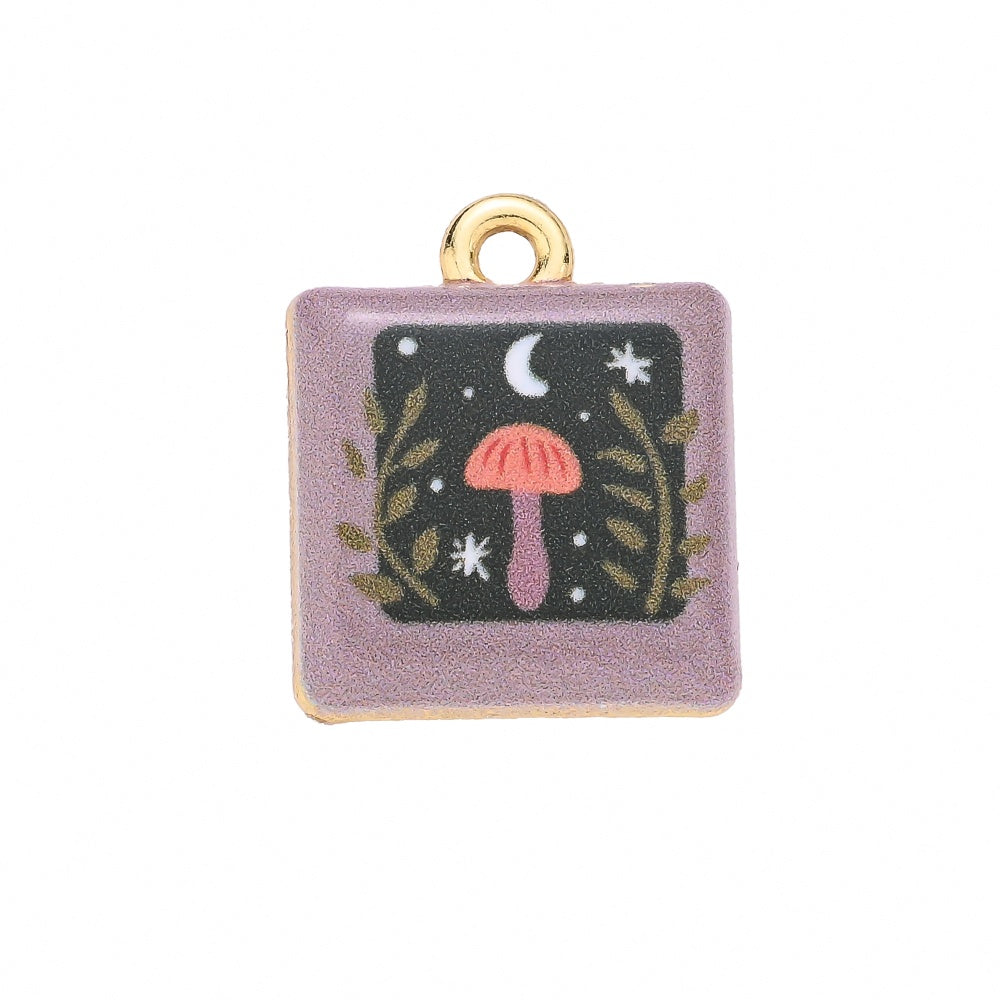 1-Piece Vintage Gold Animal & Nature Charm Pendant