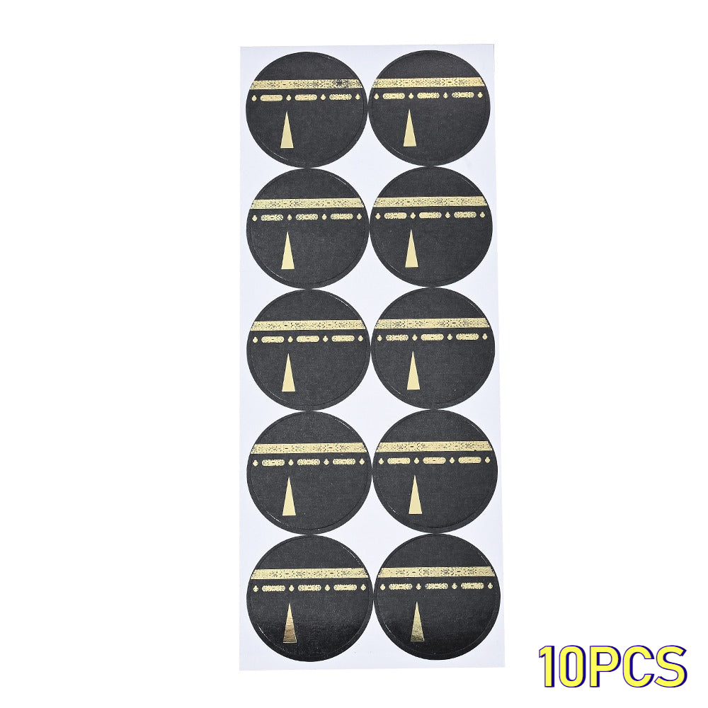 Eid Mubarak Golden Foil Stickers