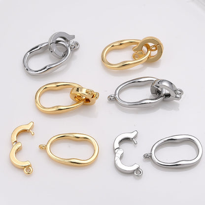 Golden & Silvery Jewelry Clasps