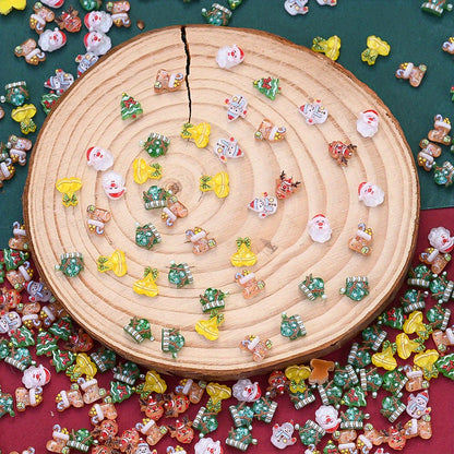 Christmas Resin Flatback Embellishments
