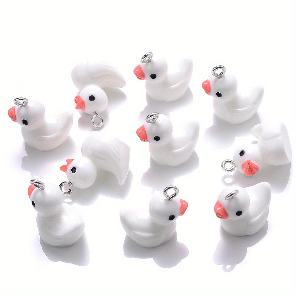 Cute Duck Resin Charms